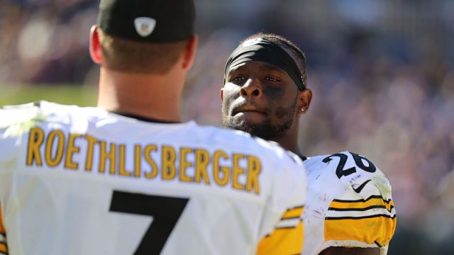 Pittsburgh Steelers quarterback Ben Roethlisberger and running back Le'Veon Bell