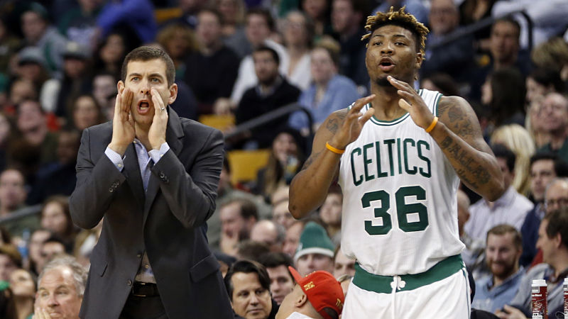 Celtics Brad Stevens says Marcus Smart doing 'great' dealing with