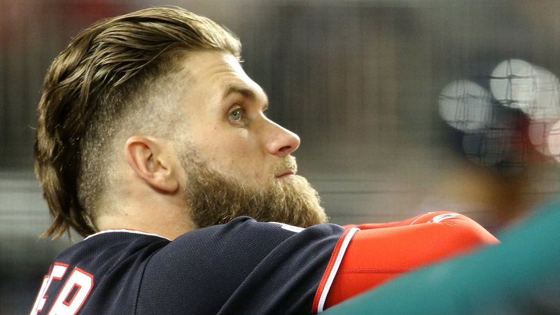 Bryce Harper's new hairstyle is so bad you can't unsee it 