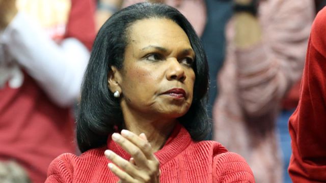 Former United States Secretary of State Condoleezza Rice