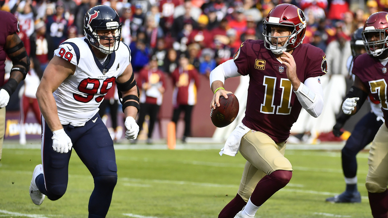 Alex Smith Injury: Redskins quarterback carted off after hurting