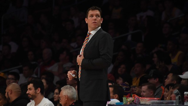 Los Angeles Lakers head coach Luke Walton