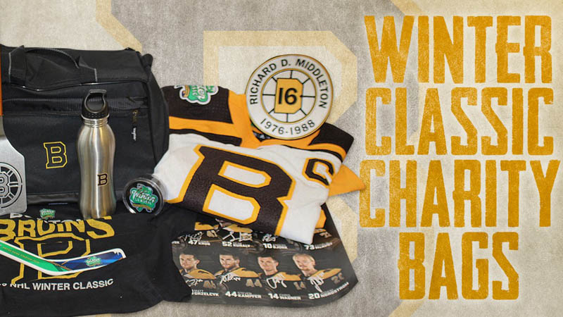 Bruins Winter Classic Charity Bags Give Fans Opportunity To Buy Memorabilia  