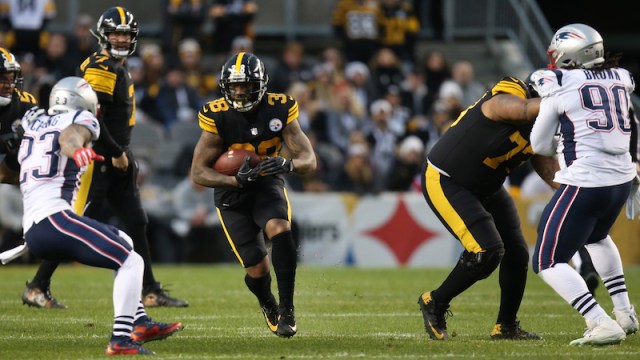 Steelers running back Jaylen Samuels