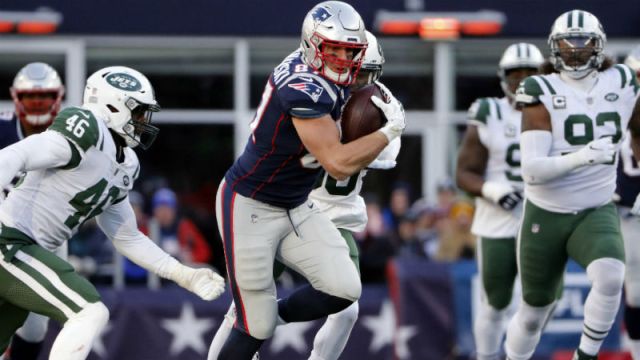 New England Patriots tight end Rob Gronkowski