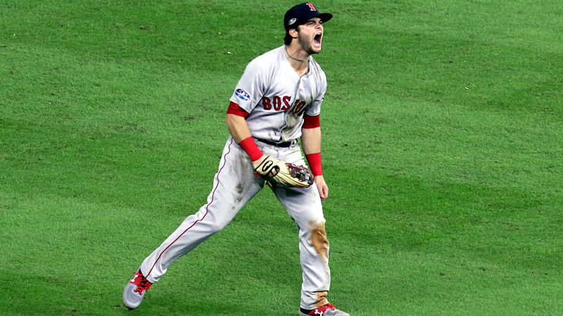 Andrew Benintendi's 'game-changing' catch saves Boston Red Sox
