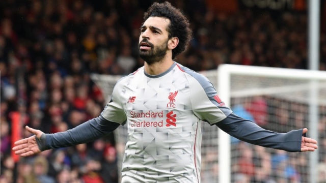 Liverpool player Mohamed Salah