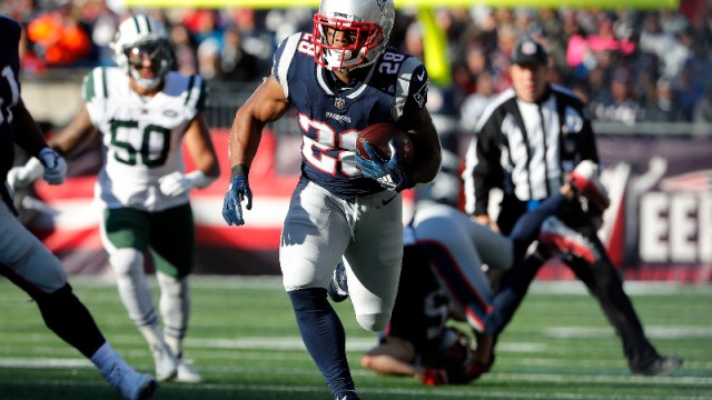 New England Patriots running back James White