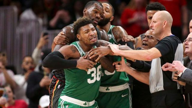 Boston Celtics guard Marcus Smart