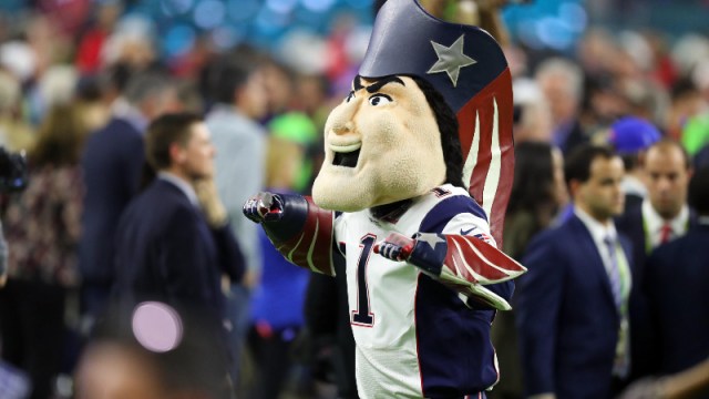 New England Patriots mascot