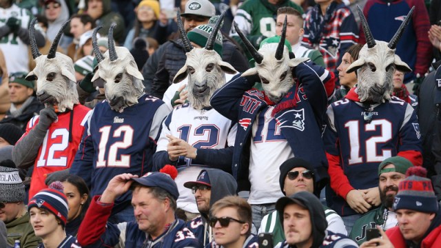 New England Patriots Fans At Stadium