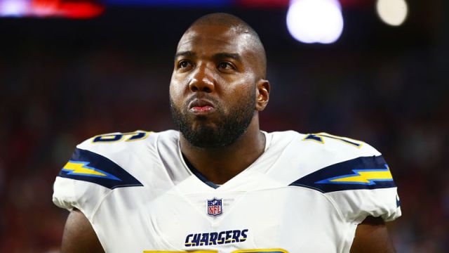 Los Angeles Chargers offensive tackle Russell Okung