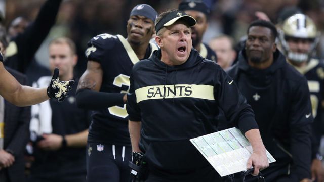 New Orleans Saints coach Sean Payton