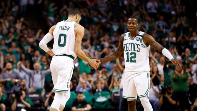 Celtics' Jayson Tatum and Terry Rozier