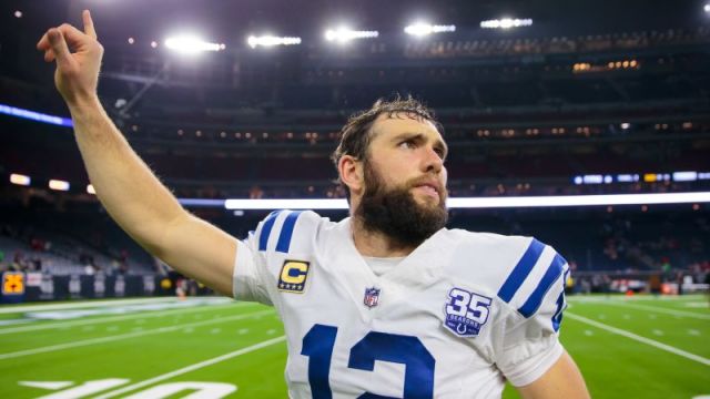 Andrew Luck thumbs up