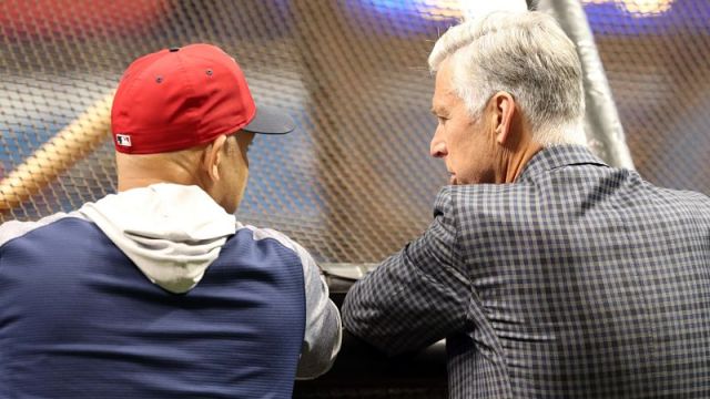 Former Boston Red Sox manager Alex Cora and president of baseball operations Dave Dombrowski