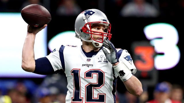 New England Patriots' quarterback Tom Brady