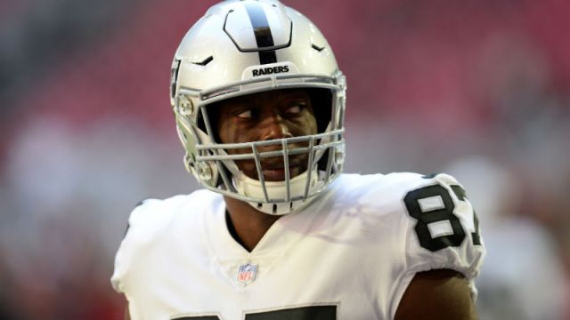 Oakland Raiders tight end Jared Cook