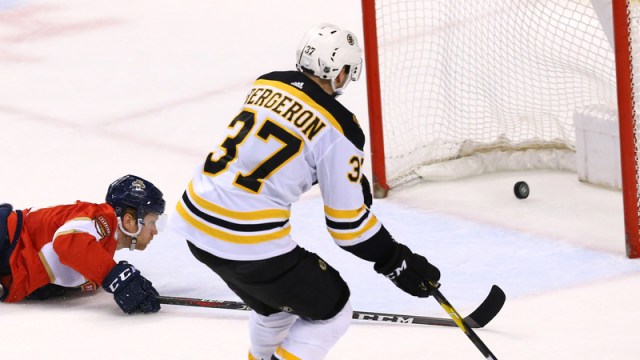 Boston Bruins' Patrice Bergeron
