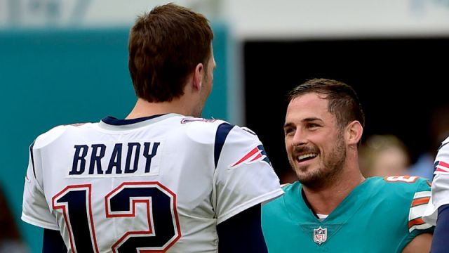 New England Patriots quarterback Tom Brady and Danny Amendola