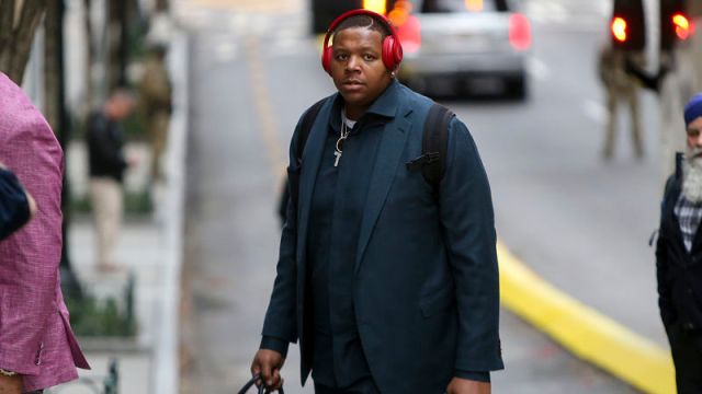 Oakland Raiders offensive tackle Trent Brown