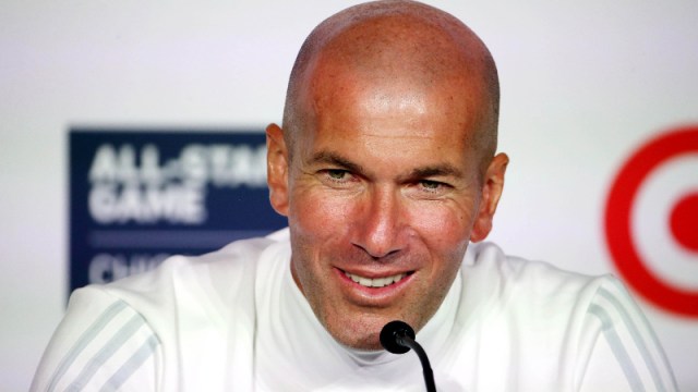 Former Real Madrid head coach Zinedine Zidane
