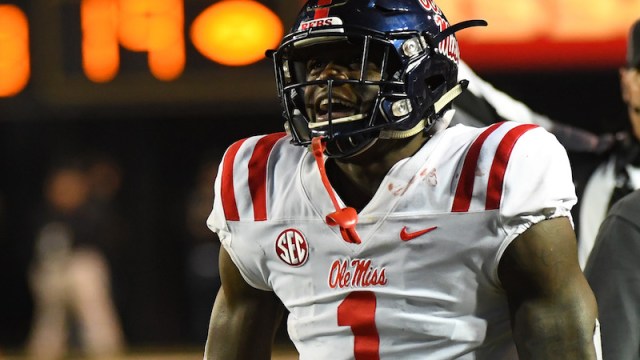 Ole Miss wide receiver A.J. Brown