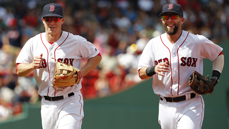 Brock Holt on Boston Red Sox's Dustin Pedroia: 'He's busted his
