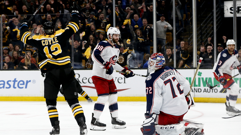 Bruins' Charlie Coyle Joined Rare Company With His Game 1 Heroics ...