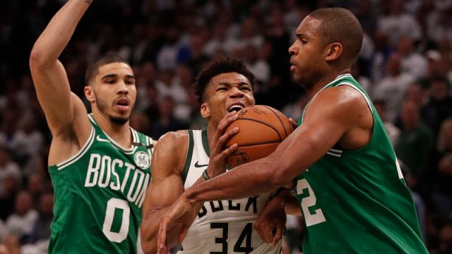 Boston Celtics' Jayson Tatum, Al Horford