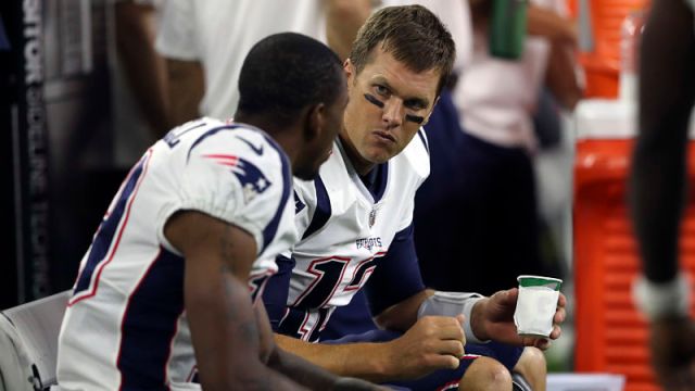 Malcolm Mitchell and New England Patriots quarterback Tom Brady