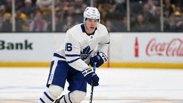 Maple Leafs winger Mitch Marner