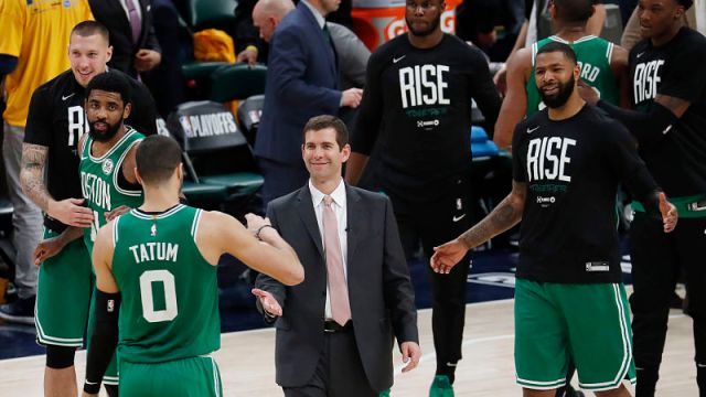Boston Boston Celtics coach Brad Stevens