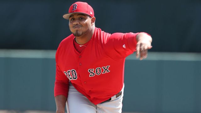 Boston Red Sox pitcher Darwinzon Hernandez
