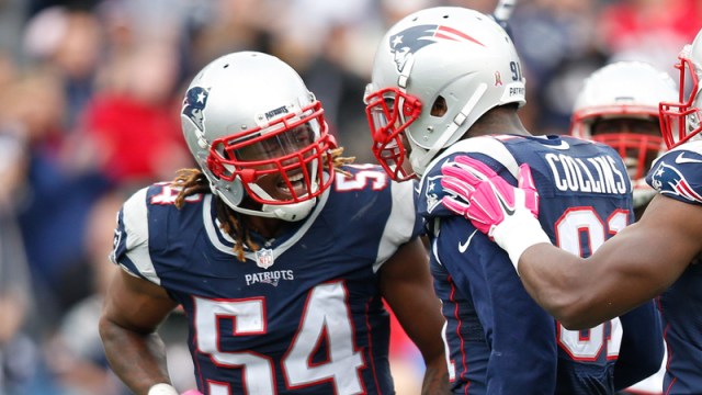 New England Patriots linebackers Dont'a Hightower, Jamie Collins