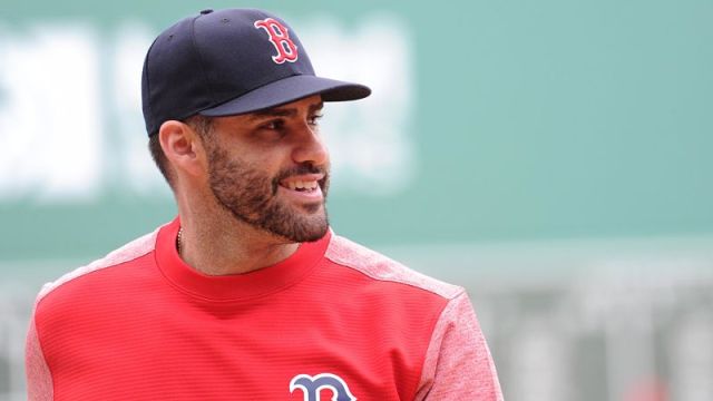 Boston Red Sox left fielder J.D. Martinez