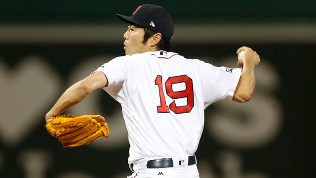 Boston Red Sox relief pitcher Koji Uehara