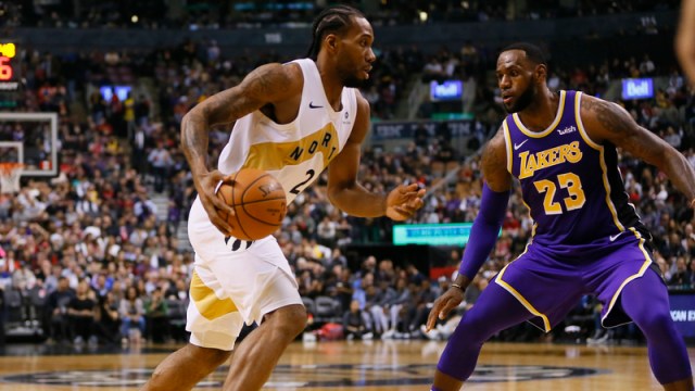 Lakers' LeBron James, Raptors' Kawhi Leonard