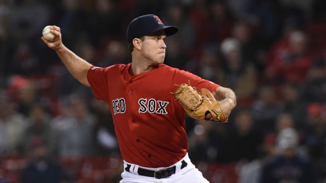Boston Red Sox pitcher Ryan Weber