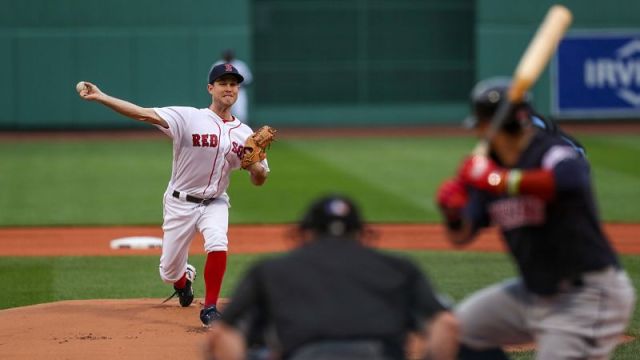 Boston Red Sox starting pitcher Ryan Weber