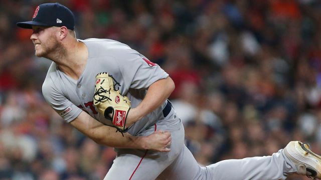Boston Red Sox pitcher Travis Lakins