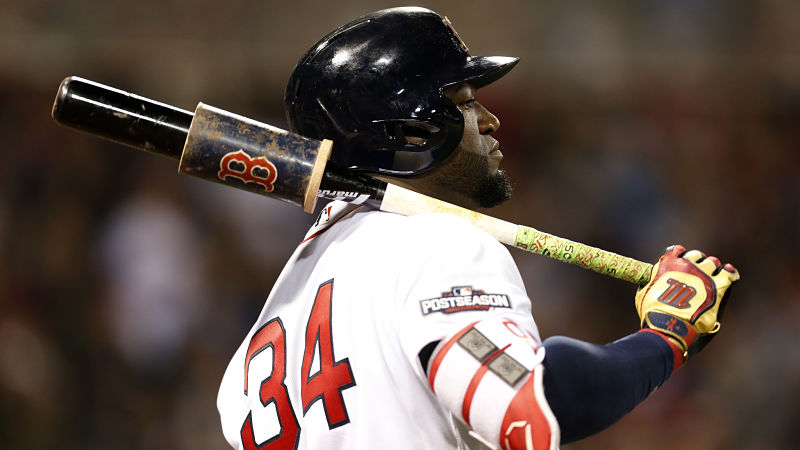 David Ortiz in rare form after called third strike