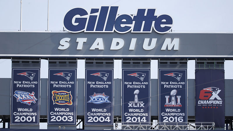 Patriots unveil Super Bowl LIII banner at Gillette Stadium 