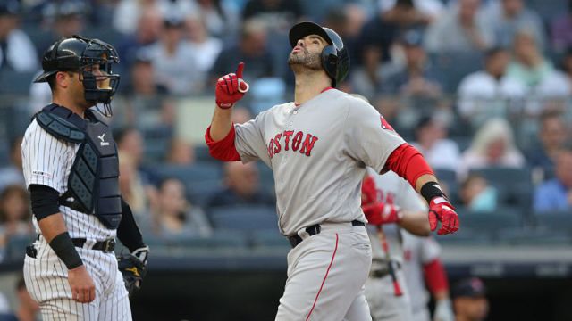 Boston Red Sox outfielder J.D. Martinez