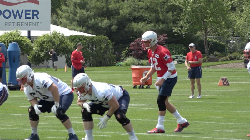 Watch Tom Brady In Super Bowl Form During Patriots Minicamp Drill