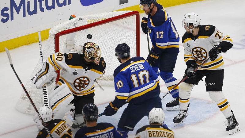 Watch Charlie McAvoy Miraculously Bat Puck Out Of Air To Save Goal ...