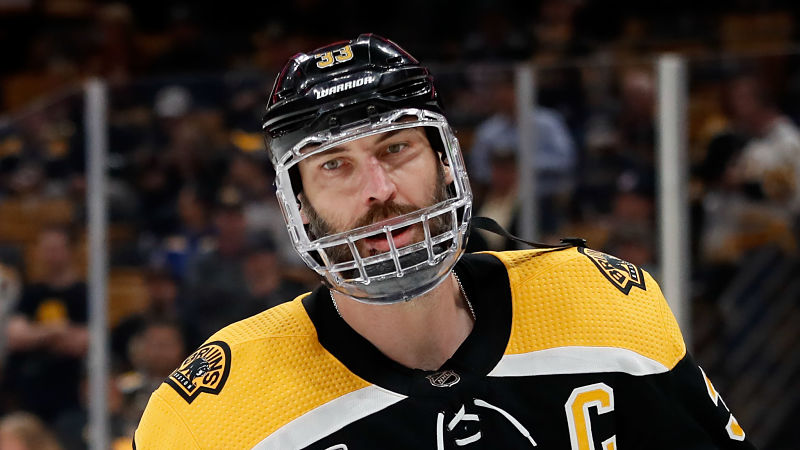 SportsCenter - Zdeno Chara left Game 4 of the Stanley Cup with a broken jaw.  Less than 72 hours later, he started Game 5 for the Boston Bruins.