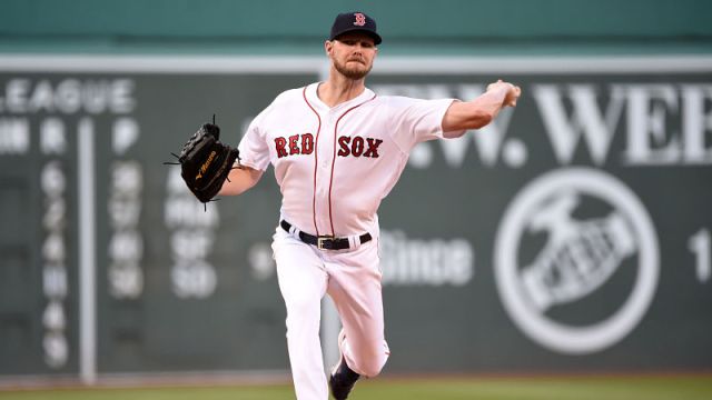 Boston Red Sox starting pitcher Chris Sale