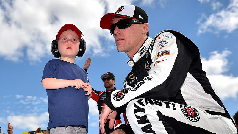 Kiss The Crustacean: Watch Kevin Harvick's Son Smooch Lobster After ...