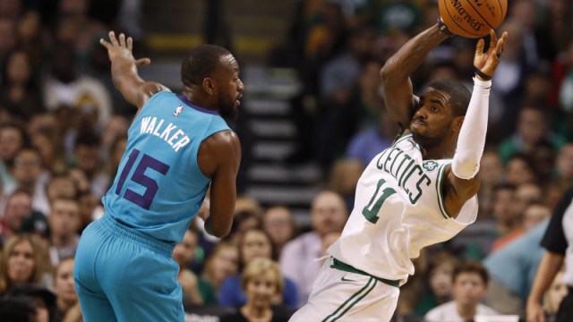 Hornets guard Kemba Walker, Celtics guardKyrie Irving